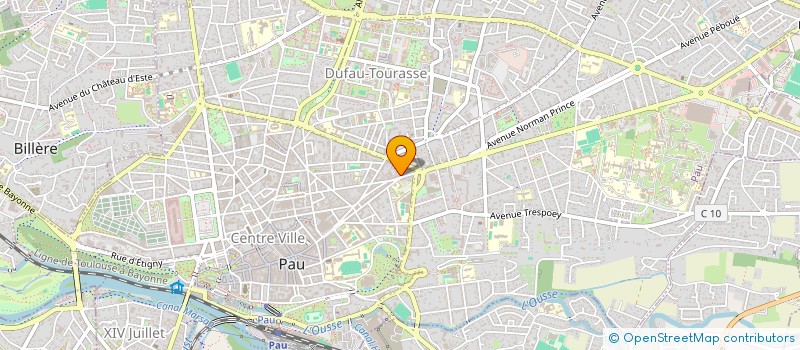 localisation de l'entreprise DMC HOLDING, SOCIETE DE PARTICIPATIONS FINANCIERES DE PROFESSIONS LIBERALES à PAU