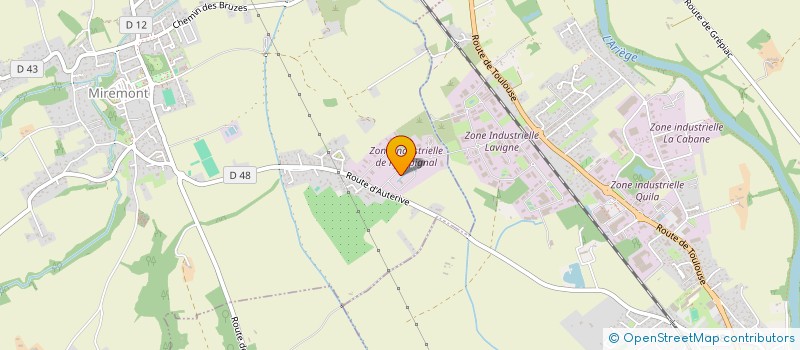 localisation de l'entreprise DMC IMMOBILIER  MIREMONT