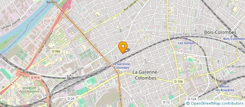 localisation de l'entreprise DMC INC à COLOMBES