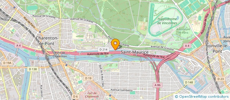 localisation de l'entreprise DMC INVEST à SAINT-MAURICE