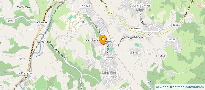 localisation de l'entreprise DMC LYON OUEST  DOMMARTIN