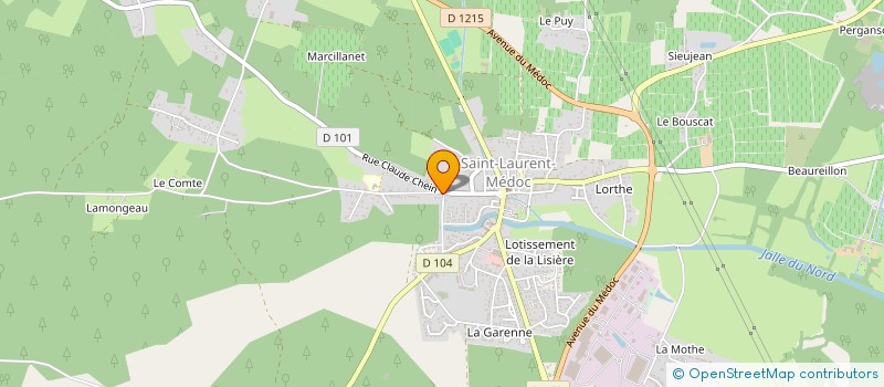 localisation de l'entreprise DMC MEDOC  SAINT-LAURENT-MEDOC