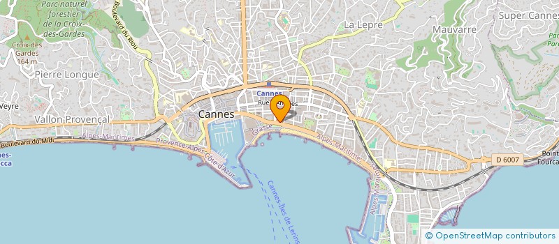 localisation de l'entreprise DMC PRODUCTION  CANNES