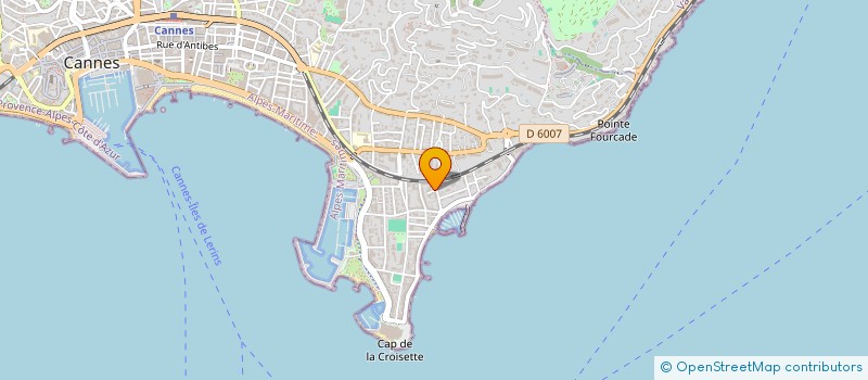 localisation de l'entreprise DMCC EUROPE à CANNES