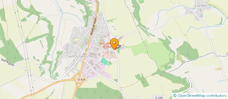 localisation de l'entreprise DMCG à SAINTS-GEOSMES