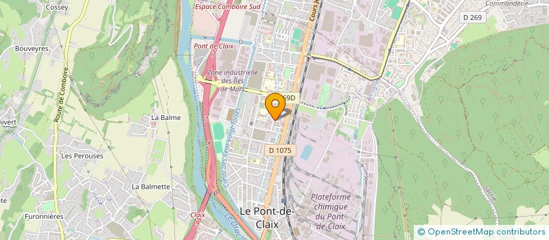 localisation de l'entreprise DMCH  LE PONT-DE-CLAIX