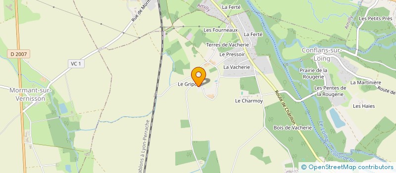 localisation de l'entreprise DMCJ  CONFLANS-SUR-LOING