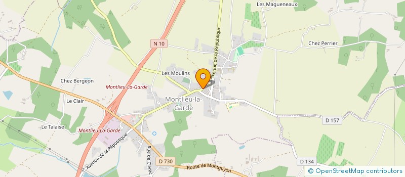 localisation de l'entreprise DMCL  MONTLIEU-LA-GARDE