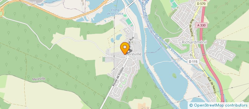 localisation de l'entreprise DMCM  MEREVILLE