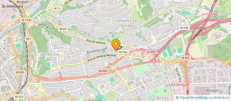 localisation de l'entreprise DMCONCEPT  METZ