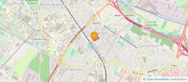 localisation de l'entreprise DMCP à REIMS