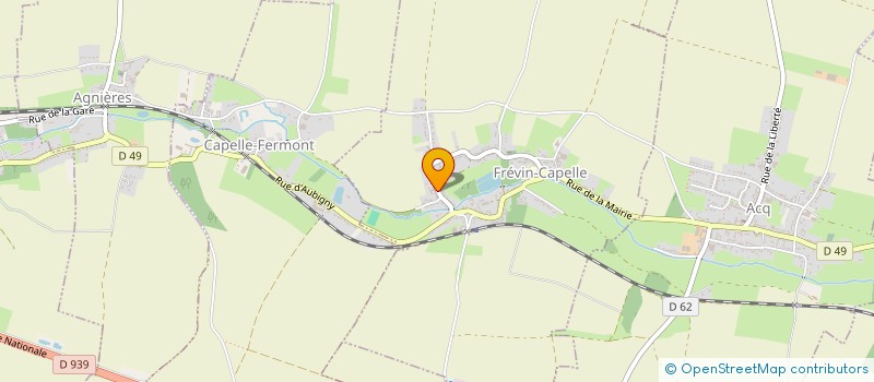 localisation de l'entreprise DMCV IMMO  FREVIN-CAPELLE