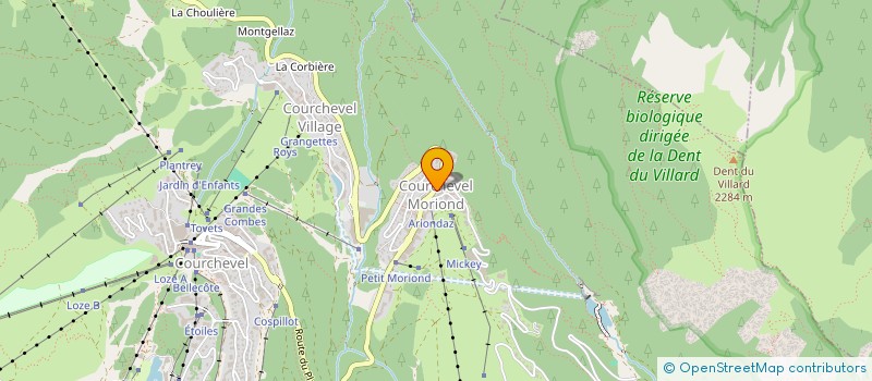 localisation de l'entreprise DMD à COURCHEVEL