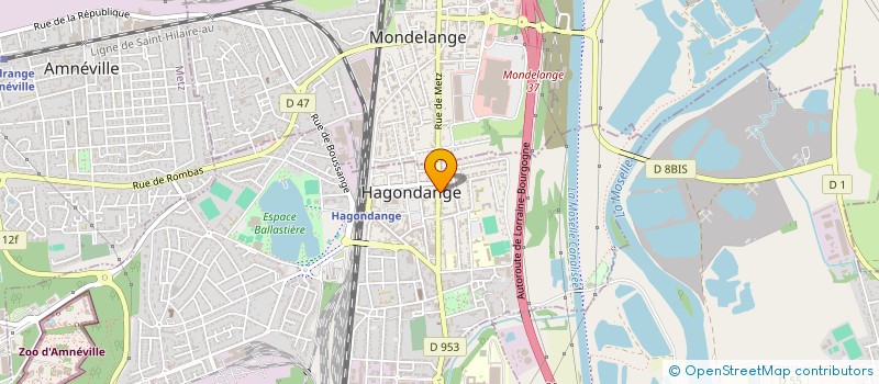 localisation de l'entreprise DMD à HAGONDANGE