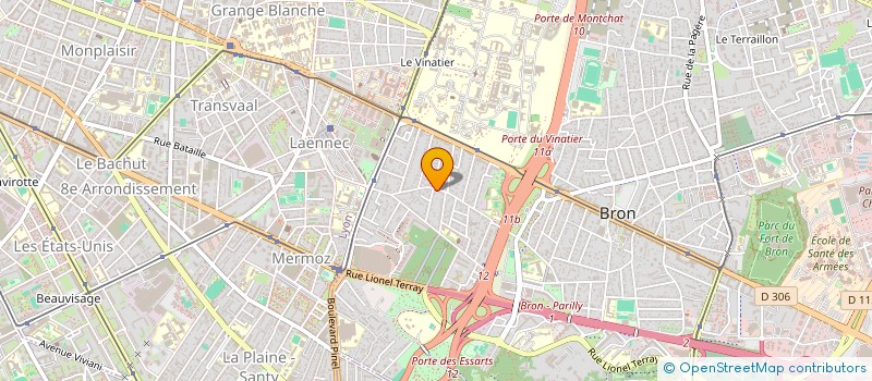 localisation de l'entreprise DMD  BRON