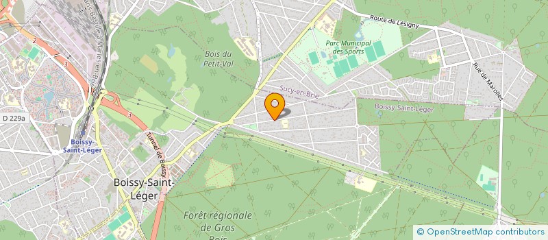 localisation de l'entreprise DMD à BOISSY-SAINT-LEGER