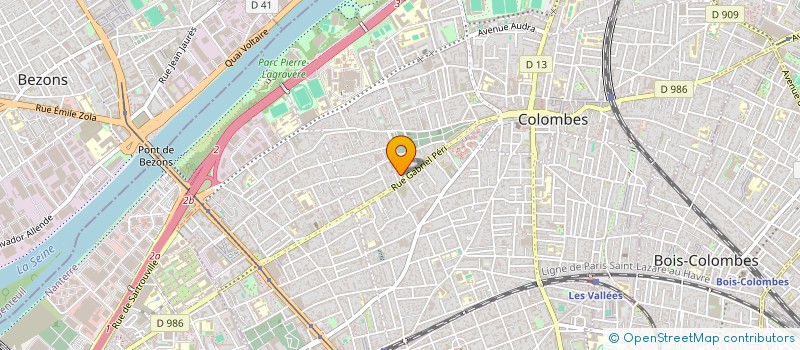 localisation de l'entreprise DMD CONSULT  COLOMBES