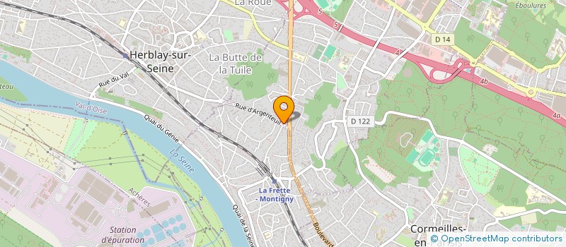 localisation de l'entreprise DMD INTERNATIONAL à MONTIGNY-LES-CORMEILLES