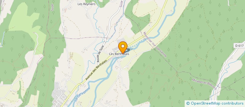 localisation de l'entreprise DMD INVESTISSEMENT  MIRABEL-ET-BLACONS