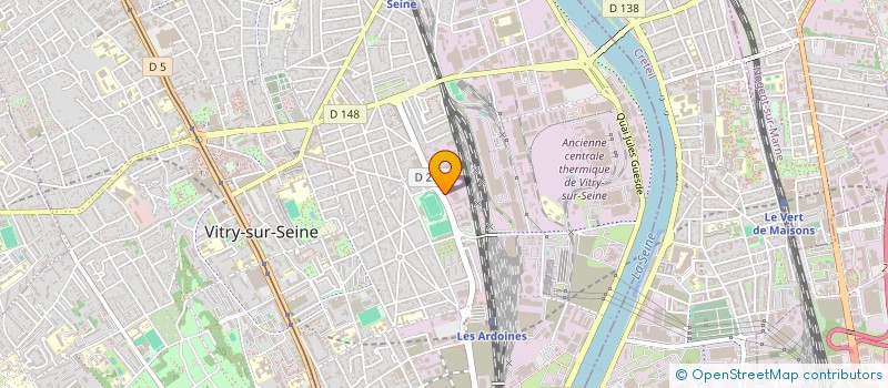 localisation de l'entreprise DMD STOCKAGES à VITRY-SUR-SEINE