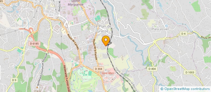 localisation de l'entreprise DMDATA à GRASSE