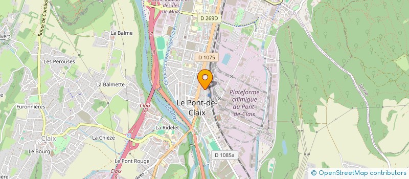 localisation de l'entreprise DMDC AUTOMOBILE  LE PONT-DE-CLAIX