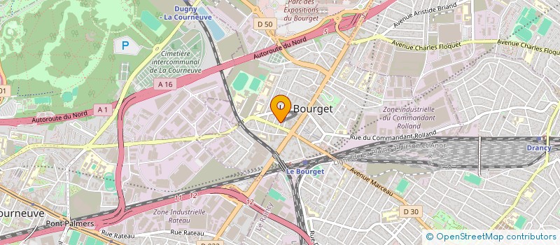 localisation de l'entreprise DMDR à LE BOURGET