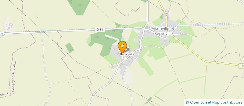 localisation de l'entreprise DME  AISONVILLE-ET-BERNOVILLE