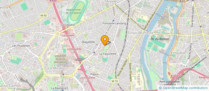 localisation de l'entreprise DME  TOULOUSE
