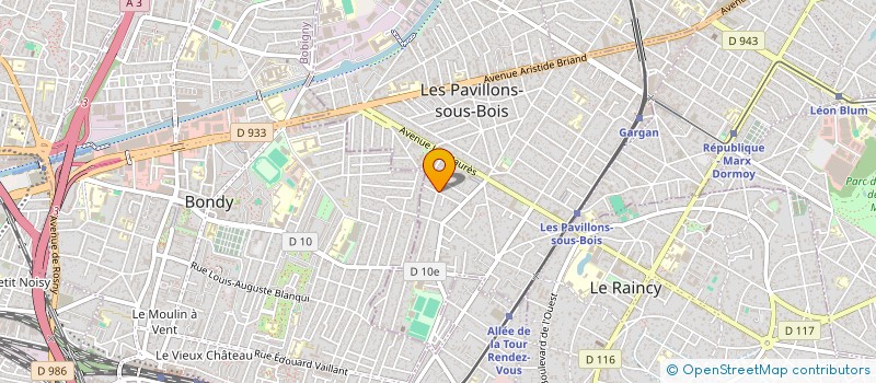 localisation de l'entreprise DME CONSEIL à LES PAVILLONS-SOUS-BOIS
