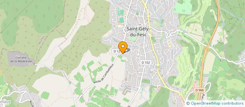 localisation de l'entreprise DME CONSEIL à SAINT-GELY-DU-FESC