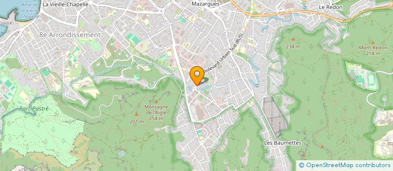 localisation de l'entreprise DME FAMILY  MARSEILLE 9EME