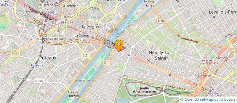 localisation de l'entreprise DMF à NEUILLY-SUR-SEINE
