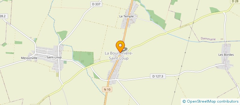 localisation de l'entreprise DMF à LA BOURDINIERE-SAINT-LOUP