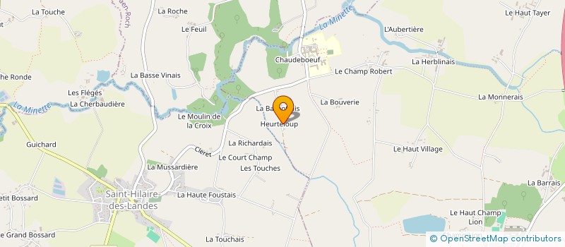 localisation de l'entreprise DMF  SAINT-SAUVEUR-DES-LANDES