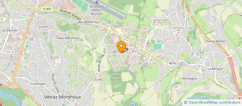 localisation de l'entreprise DMF  VETRAZ-MONTHOUX