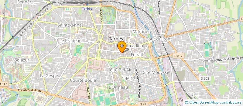 localisation de l'entreprise DMF CABALOU  TARBES