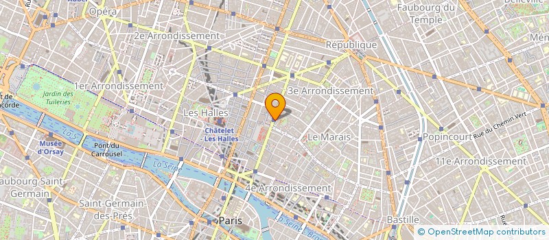 localisation de l'entreprise DMF COMMUNICATIONS SARL à PARIS