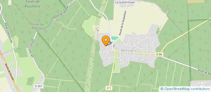 localisation de l'entreprise DMF2  MONTIGNY