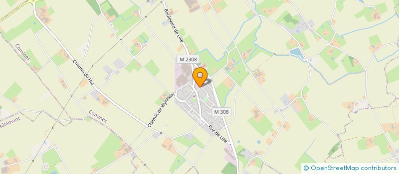 localisation de l'entreprise DMFA 45  COMINES