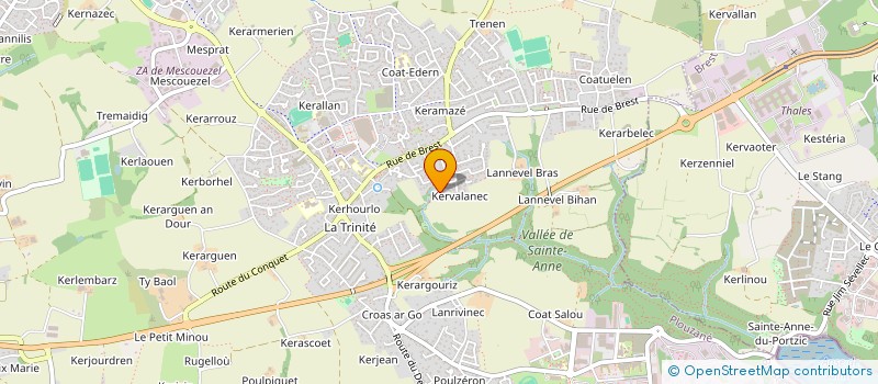 localisation de l'entreprise DMFL  LOCMARIA-PLOUZANE