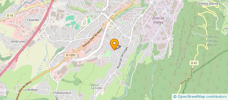 localisation de l'entreprise DMFROST à ANNECY