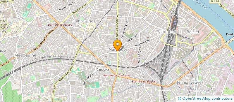localisation de l'entreprise DMG à BORDEAUX