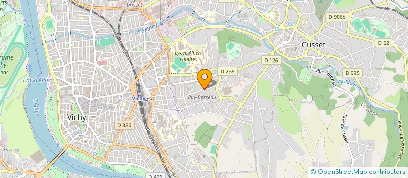 localisation de l'entreprise DMG à CUSSET
