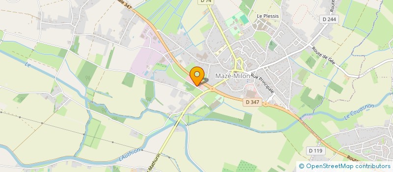 localisation de l'entreprise DMG  MAZE-MILON