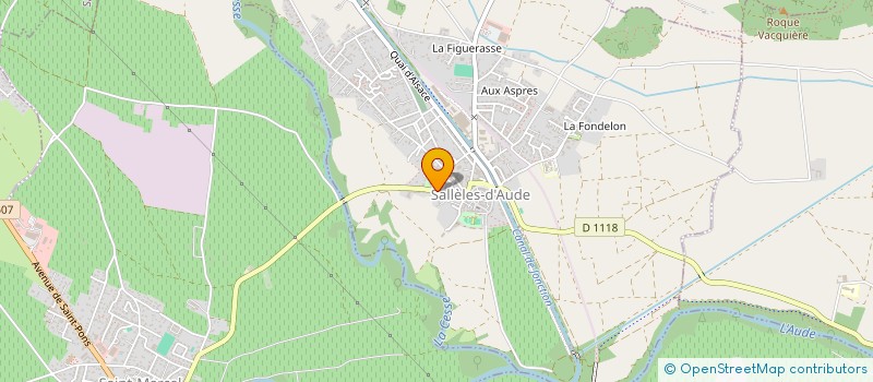 localisation de l'entreprise DMG  SALLELES-D'AUDE