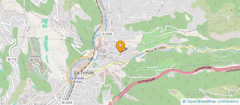 localisation de l'entreprise DMG CONSTRUCTION à LA TRINITE