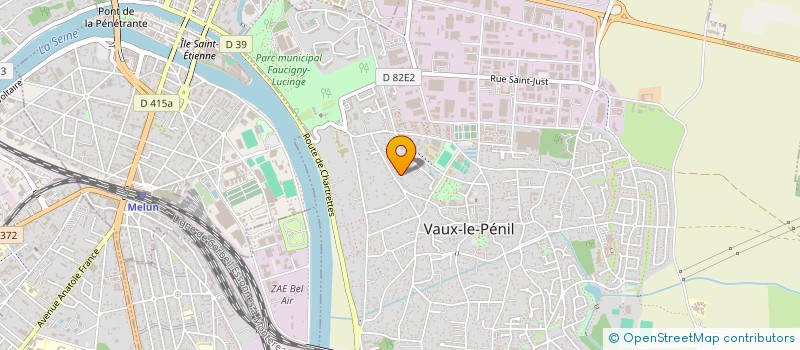 localisation de l'entreprise DMG SCI  VAUX-LE-PENIL