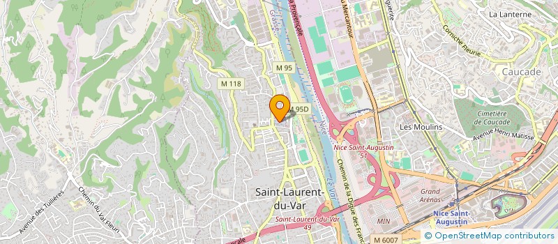 localisation de l'entreprise DMG3 à SAINT-LAURENT-DU-VAR