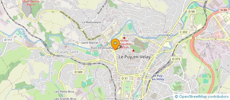 localisation de l'entreprise DMGD  LE PUY-EN-VELAY